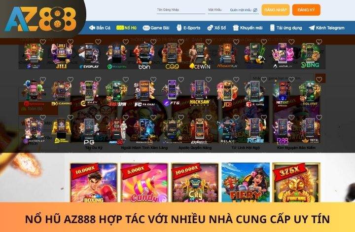 Các sảnh cược có tại Nổ Hũ AZ888 Các sảnh cược có tại Nổ Hũ AZ888